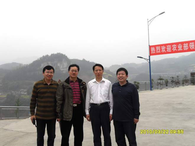 農(nóng)業(yè)農(nóng)村部張?zhí)熳艨値?、陳章全司長到重慶69指導(dǎo)工作